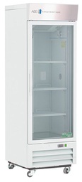 Standard Chromatography Refrigerator 16 Cu. Ft. Single Glass Door with microprocessor temperature controller, audible and visual high/low temp alarms, remote alarm contacts, one duplex outlet, one 2" access port and casters. Requires two (2) outlets. Warranty: 1/5; One year parts and labor warranty, plus an additional four year compressor parts warranty.